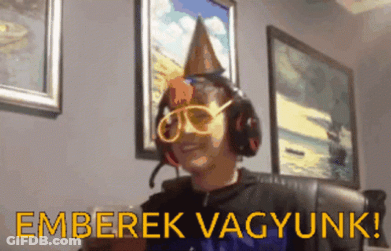 Hungary Guy Silly Costume GIF