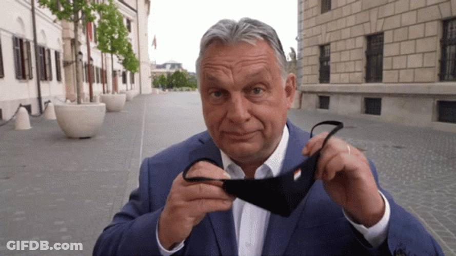 Hungary Viktor Orban Mask GIF