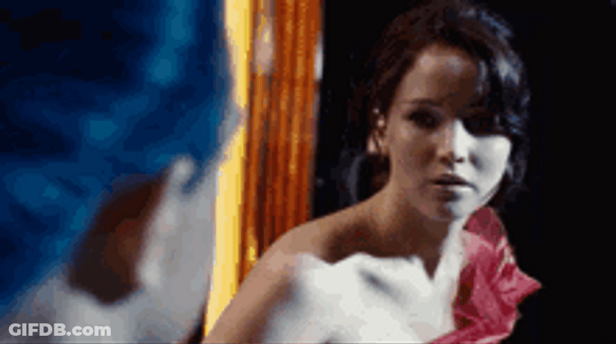 Hunger Confused Katniss May The Odds Be Ever In Your Favor GIF