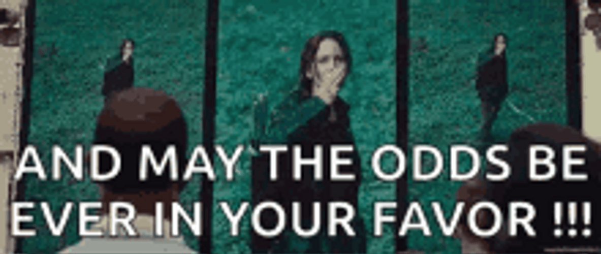Hunger Games Salute May The Odds Be Ever In Your Favor GIF