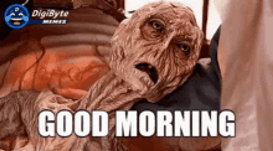 Hungover Good Morning Funny Alien Dying Dehydrated GIF