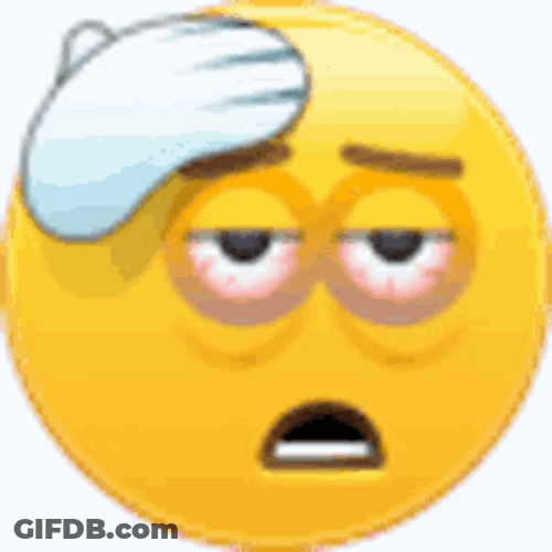 Hungover Headache Feeling Sick Emoji GIF