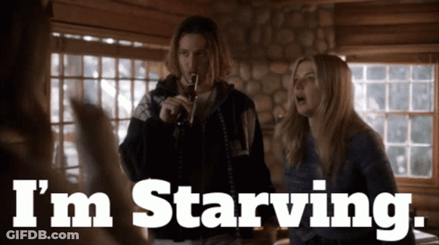Hungry Girl Starving GIF