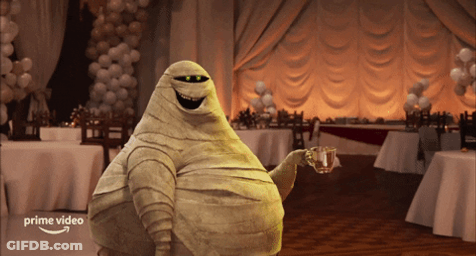 Hungry Hippo Murray The Mummy GIF