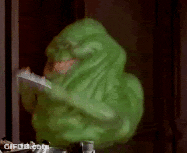 Hungry Hippo Slimer Ghost Busters GIF