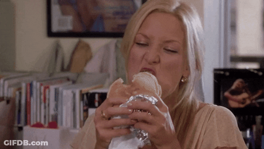 Hungry Kate Hudson Rolling Eyes GIF
