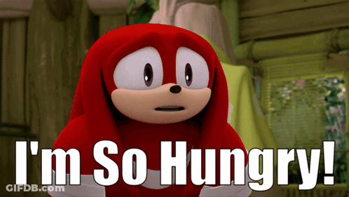 Hungry Knuckles From Sonic GIF
