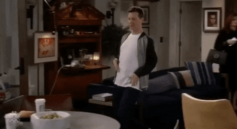 Hungry Sean Hayes French Toast GIF