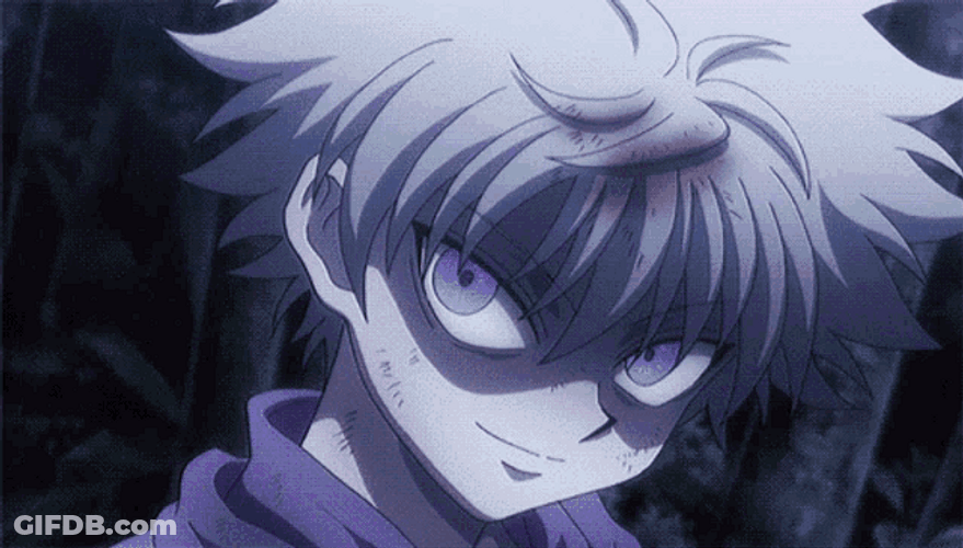 Hunter X Hunter Creepy Killua GIF