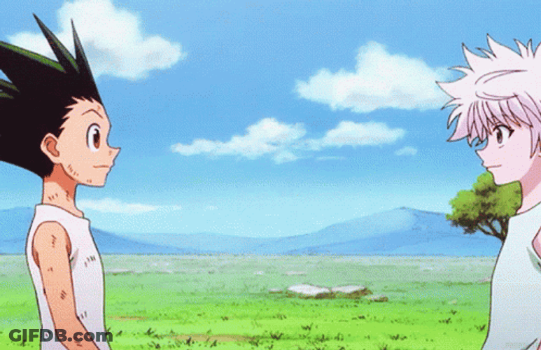 Hunter X Hunter Fist Bump GIF
