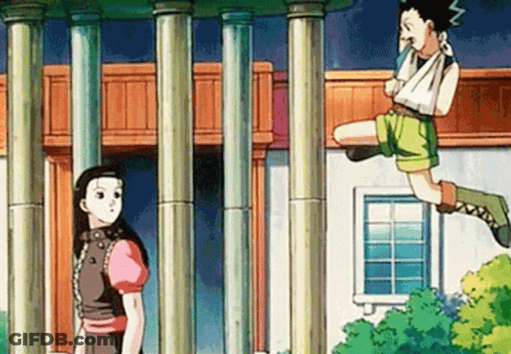 Hunter X Hunter Gon Freecss Kick GIF