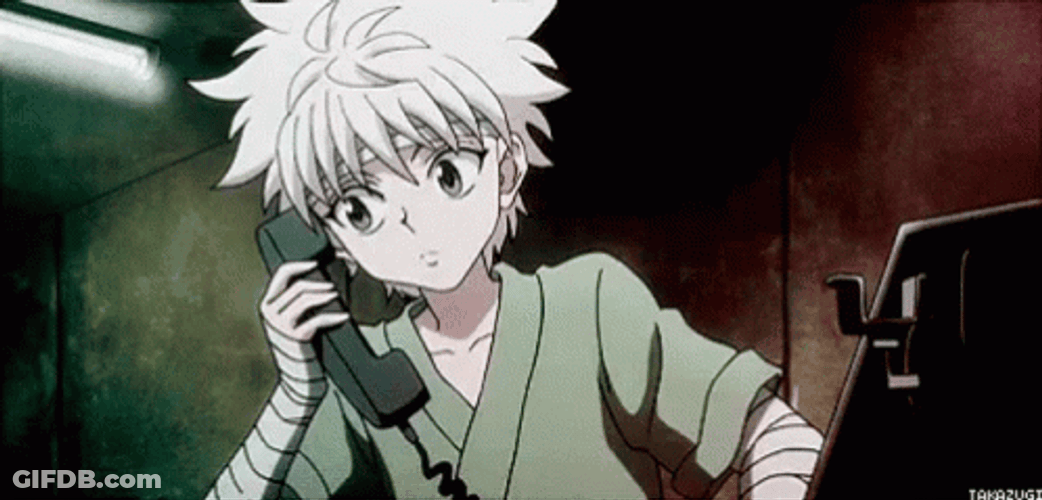 Hunter X Hunter Shocked Killua GIF