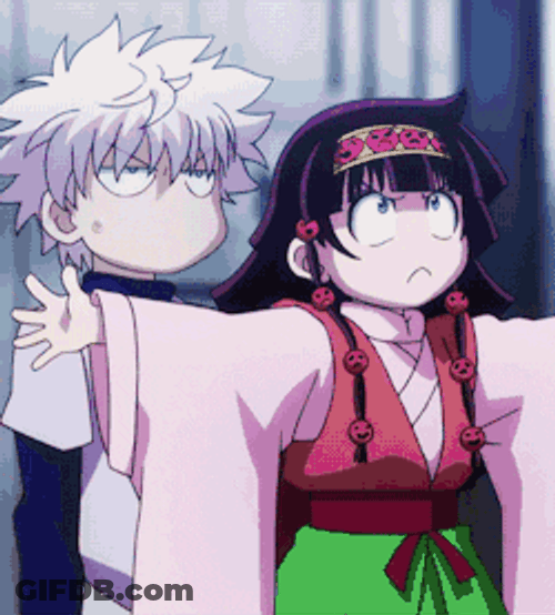 Hunter X Hunter Siblings Killua And Alluka Zoldyck GIF