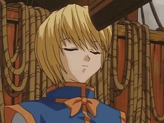 Hunter X Hunter Sleeping Kurapika GIF