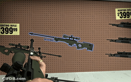 Hunting Rifle For Sale 399.99 Dollars GIF