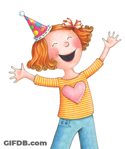 Hurray Yay Birthday Happy GIF