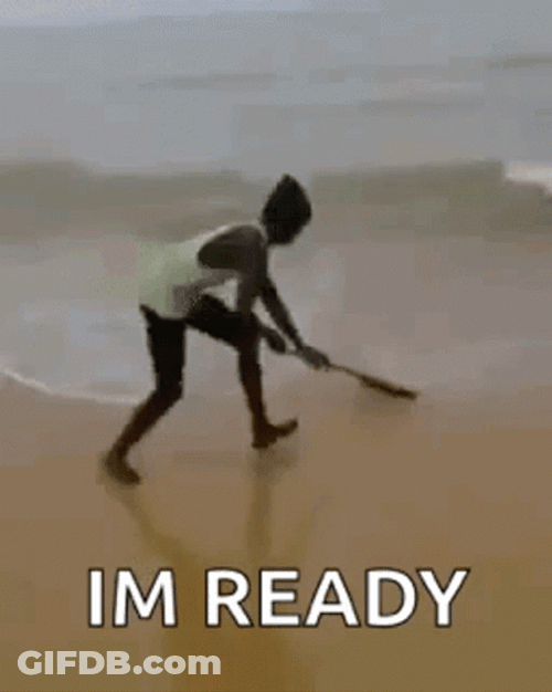 Hurricane Meme I'm Ready Mopping The Beach GIF