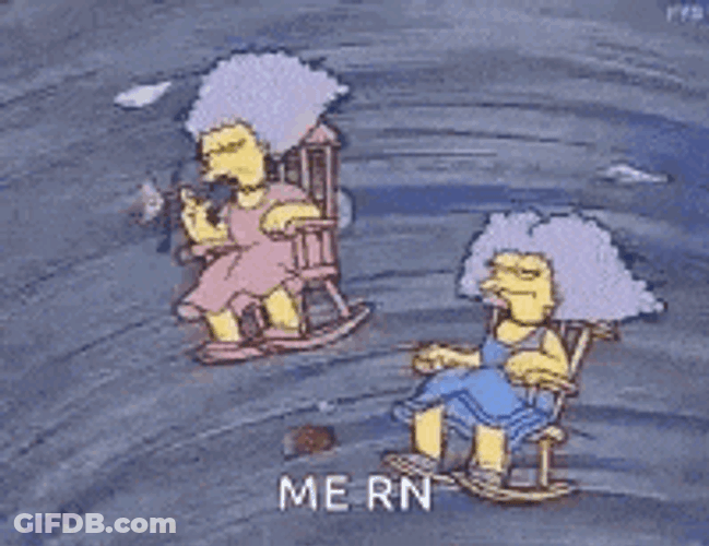 Hurricane The Simpsons GIF