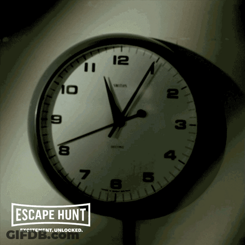 Hurry Up Clock Ticking Fast Countdown GIF