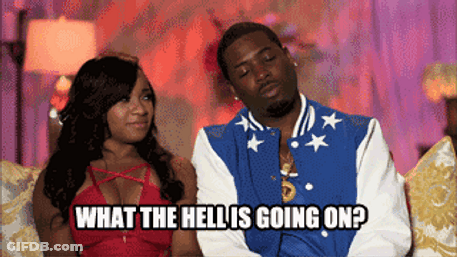 Husband Asking What's Going On GIF