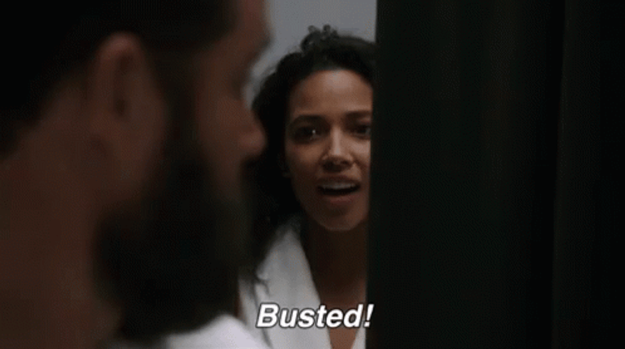 Husband Busted On Cheating By Wife GIF