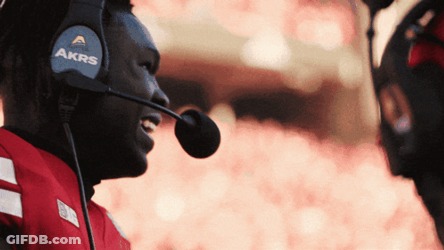 Huskers Strong Muscles Flex GIF