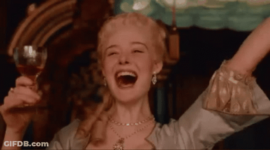 Huzzah Elle Fanning Cheering GIF