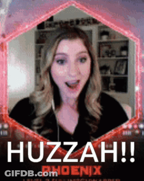 Huzzah Katie Wilson Cheering GIF