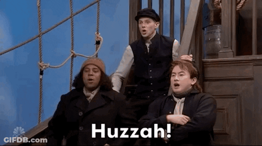 Huzzah My Fair Lady Parody SNL GIF