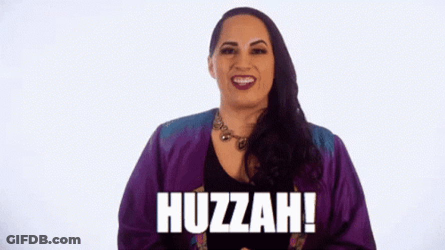 Huzzah Penelope Jane Smith Fist Pump GIF