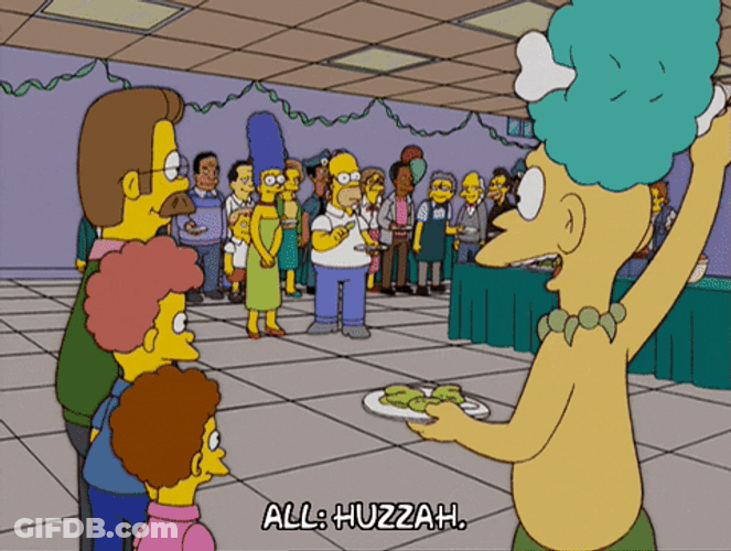Huzzah Sideshow Mel The Simpsons GIF