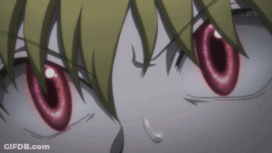 Hxh Hunter X Hunter Eyes Turned Red GIF