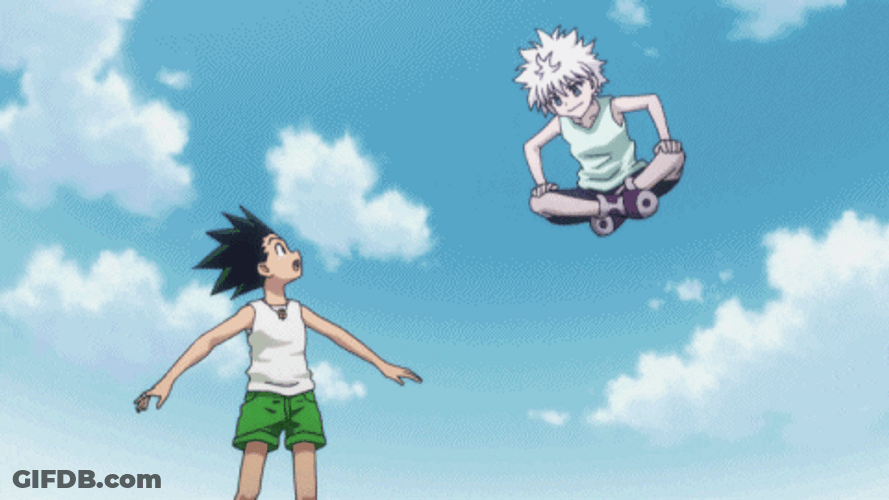 Hxh Hunter X Hunter Floating GIF