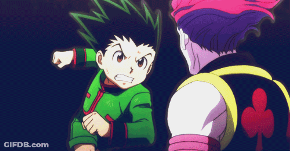 Hxh Hunter X Hunter Gon Vs Hisoka GIF