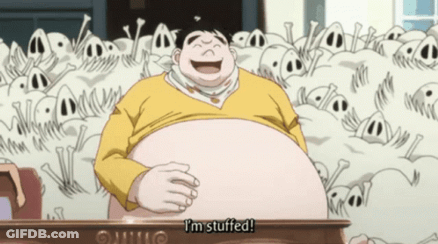 Hxh Hunter X Hunter I'm Stuffed GIF