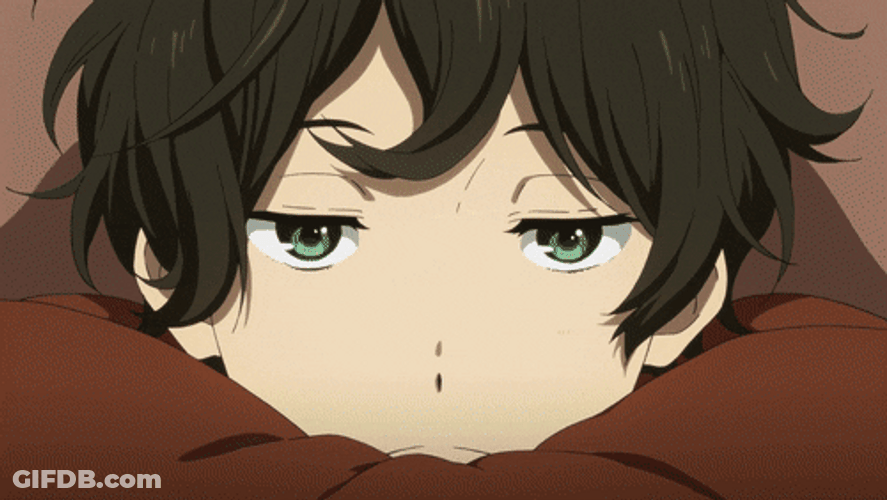 Hyouka Anime Bored Hotaro Oreki GIF