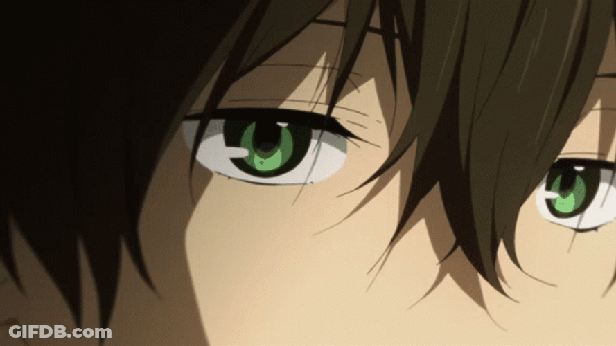 Hyouka Hotaro Oreki Serious Eyes GIF