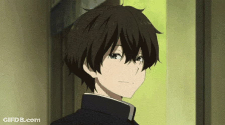 Hyouka Oreki Confident Real Talk GIF
