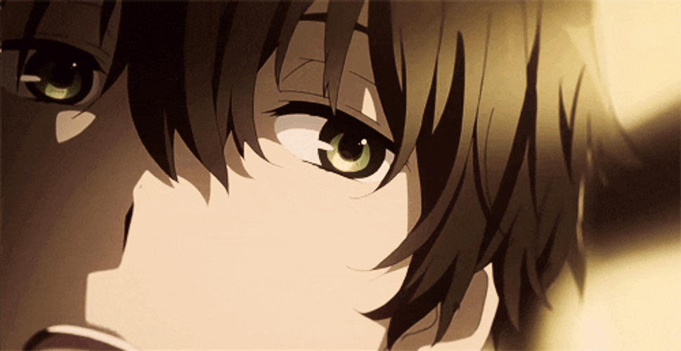 Hyouka Oreki Not Interested Reaction GIF
