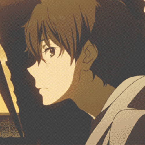 Hyouka Oreki Shy Blush GIF