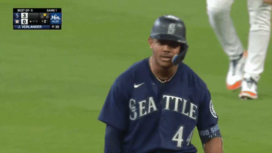 Hype Julio Rodríguez Of Seattle Mariners GIF