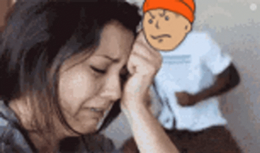 Hype Man Dancing And Girl In Tears GIF