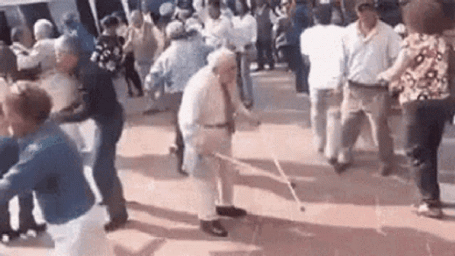 Hype Man Viejo Bailando GIF