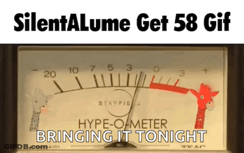 Hype Meter With Giraffes And Silentalume GIF