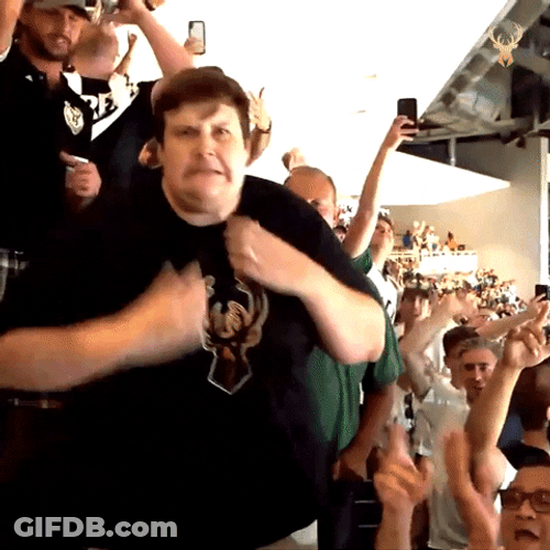 Hype Milwaukee Bucks Ripping GIF