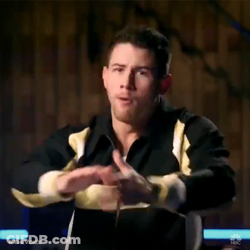 Hype Nick Jonas Clapping GIF