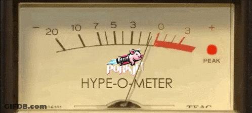 Hype-O-Meter With Pig GIF