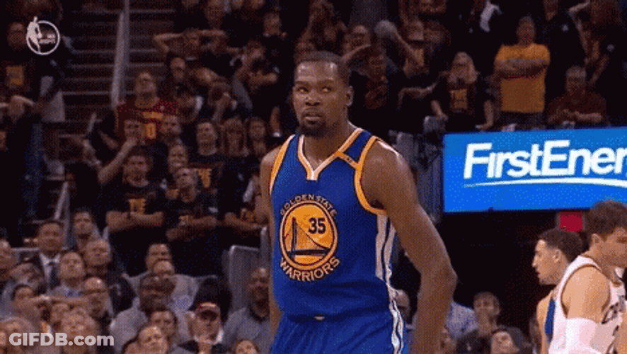 Hyped Kevin Durant GIF