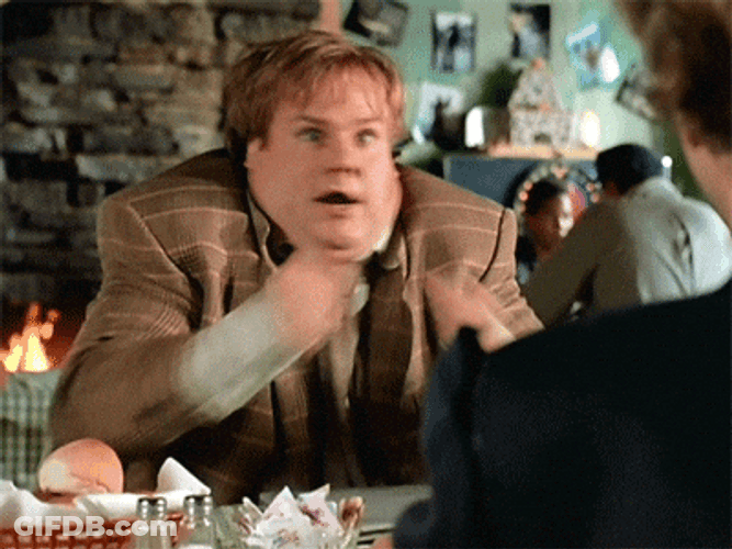 Hyper And Excited Chris Farley GIF