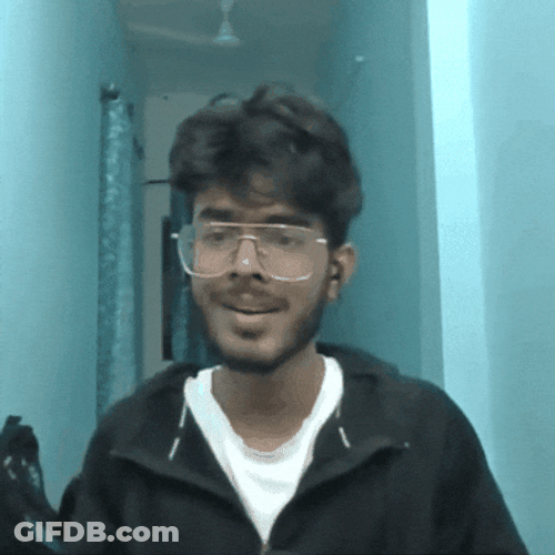 Hyper Man With Silly Face GIF